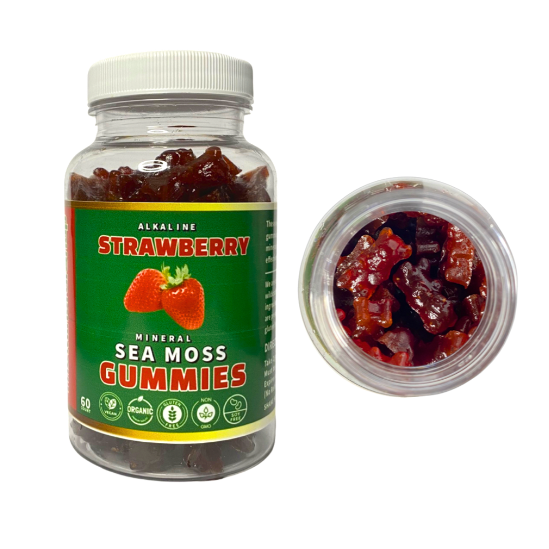 Strawberry Mineral Sea Moss Gummies